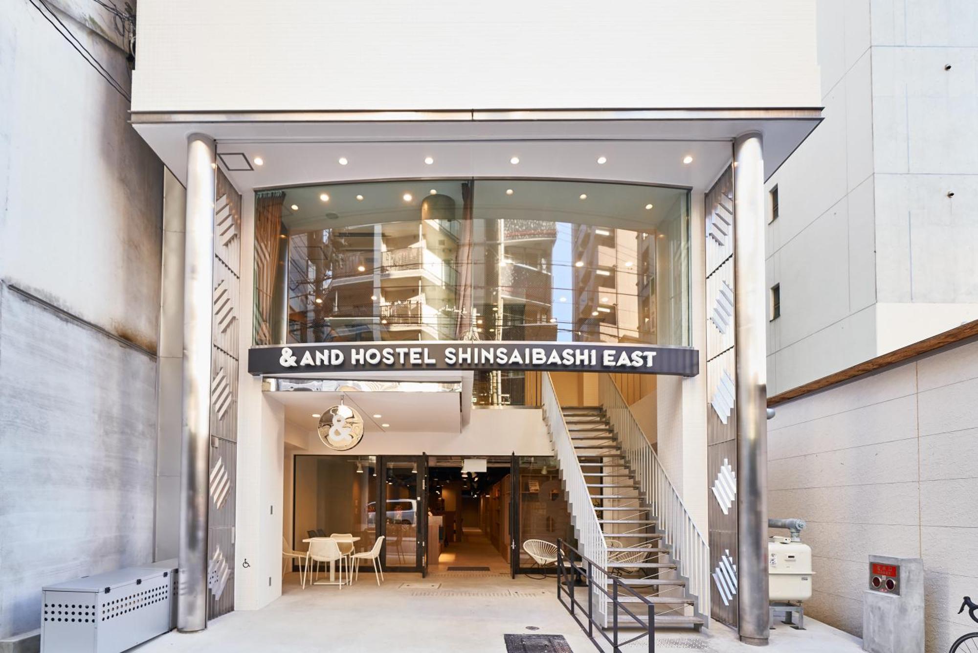 &And Hostel Shinsaibashi East 오사카 외부 사진